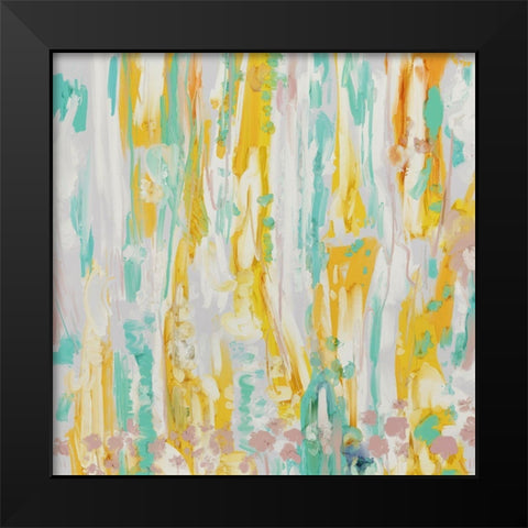 Yellow Sunday Black Modern Wood Framed Art Print by Meneely, Dan