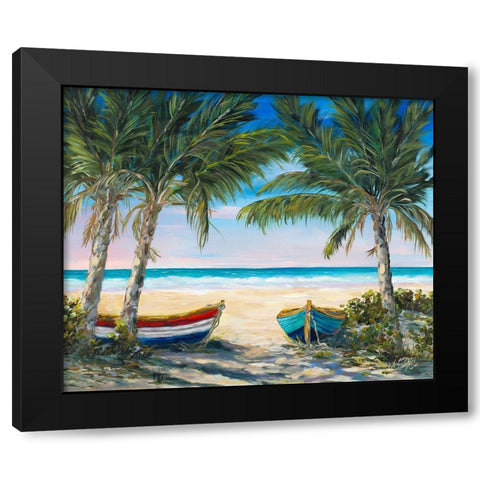 All Ashore Black Modern Wood Framed Art Print with Double Matting by DeRice, Julie