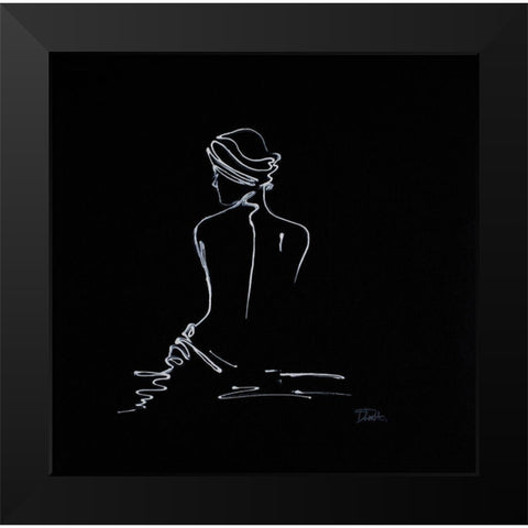 Spa Day Figurative II Black Modern Wood Framed Art Print by Pinto, Patricia