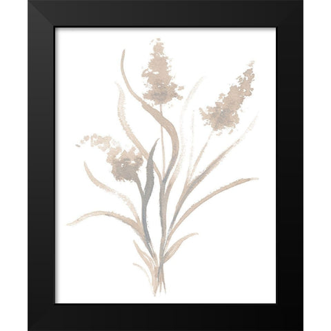 Beige Herb I Black Modern Wood Framed Art Print by Medley, Elizabeth