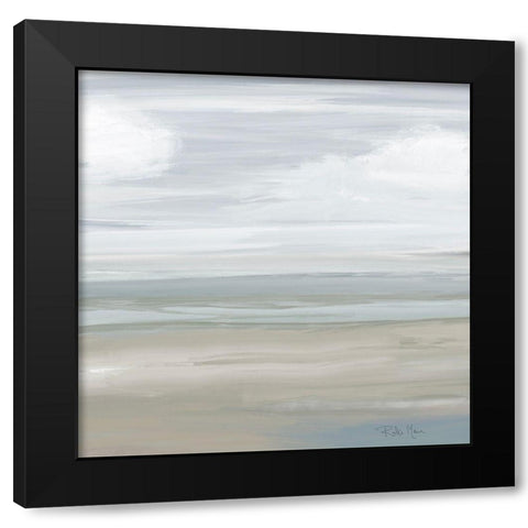 Another Day Black Modern Wood Framed Art Print by Maria, Robin