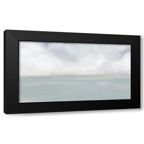 Sea Horizon Black Modern Wood Framed Art Print by Maria, Robin