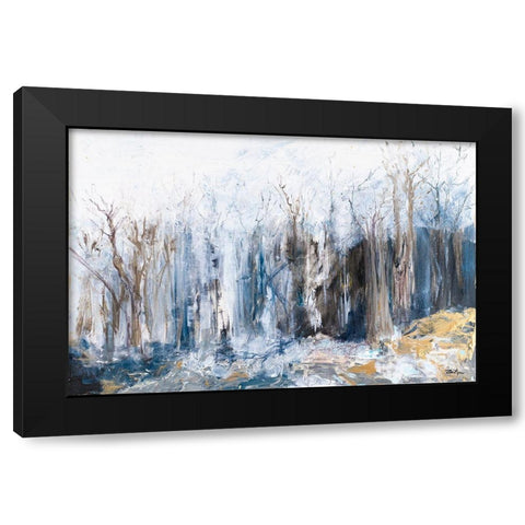 The Forest I Black Modern Wood Framed Art Print by Maria, Robin
