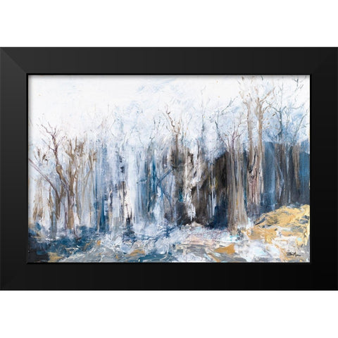 The Forest I Black Modern Wood Framed Art Print by Maria, Robin