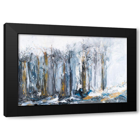 The Forest II Black Modern Wood Framed Art Print by Maria, Robin