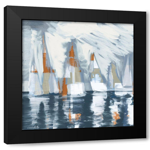 Out Of The Mist I Black Modern Wood Framed Art Print with Double Matting by Meneely, Dan
