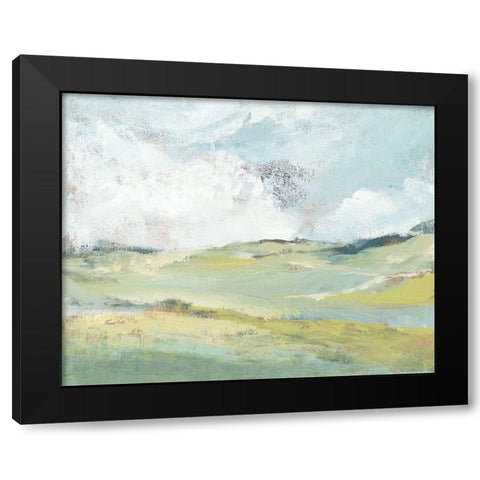 Country Afternoon Black Modern Wood Framed Art Print by Loreth, Lanie