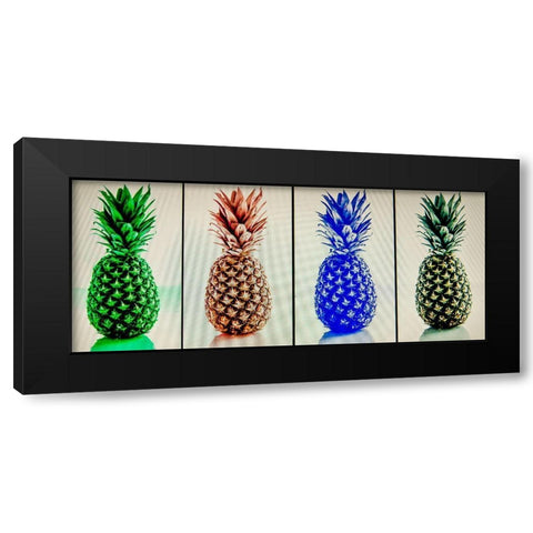 Pineapples Black Modern Wood Framed Art Print by Bill Carson Photography
