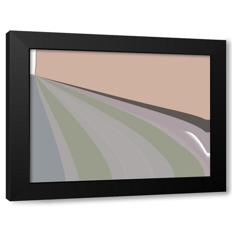 Focal Point II Black Modern Wood Framed Art Print with Double Matting by SD Graphics Studio