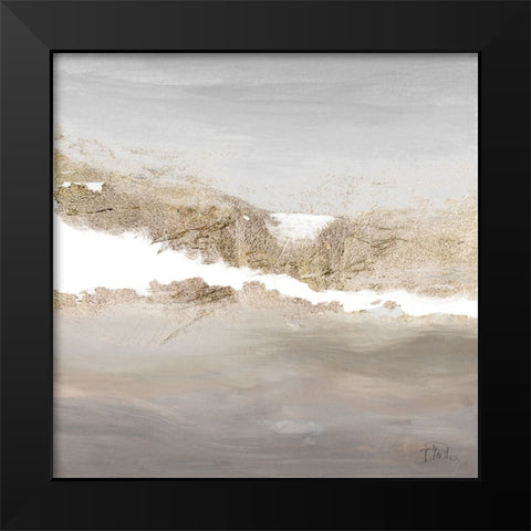 Heavens And Mountains Meet Violet Black Modern Wood Framed Art Print by Pinto, Patricia