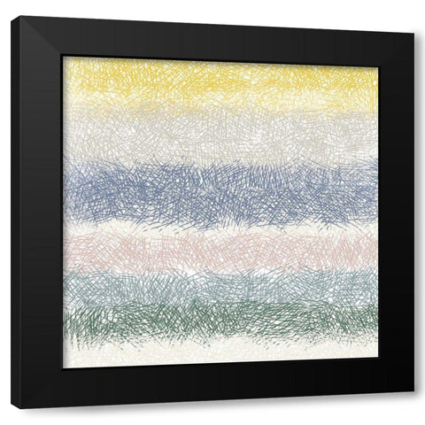 Natural Vibe II Black Modern Wood Framed Art Print by Maria, Robin