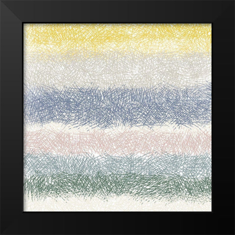 Natural Vibe II Black Modern Wood Framed Art Print by Maria, Robin