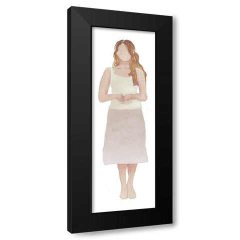 Woman Of The World I Black Modern Wood Framed Art Print with Double Matting by Medley, Elizabeth