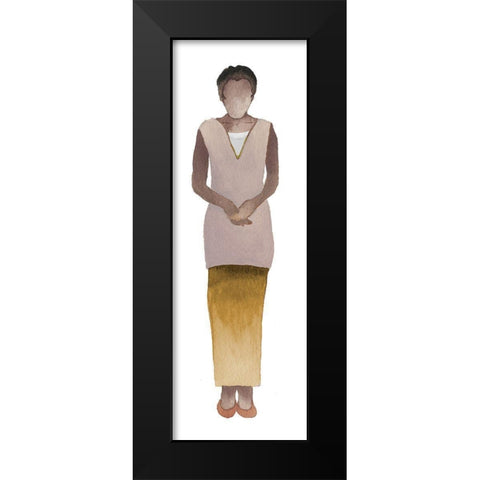 Woman Of The World III Black Modern Wood Framed Art Print by Medley, Elizabeth