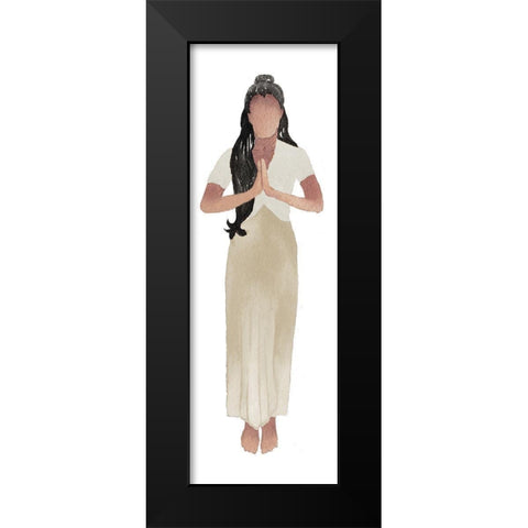 Woman Of The World IV Black Modern Wood Framed Art Print by Medley, Elizabeth