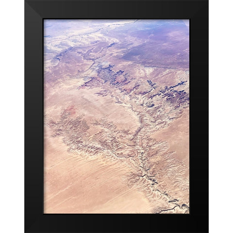 Birds View II Black Modern Wood Framed Art Print by Myers, Amelia