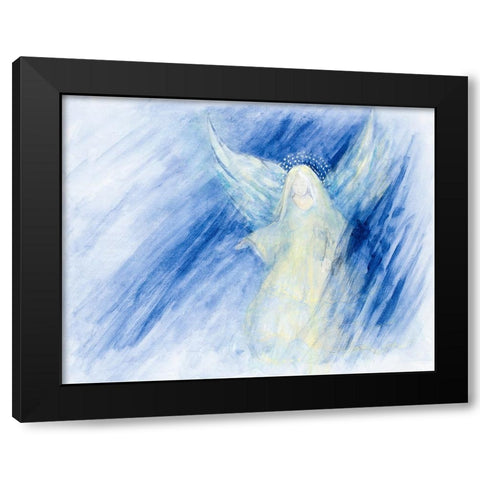 Blessed Nativity II Black Modern Wood Framed Art Print by Gaynor, Janice