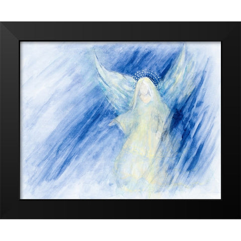 Blessed Nativity II Black Modern Wood Framed Art Print by Gaynor, Janice