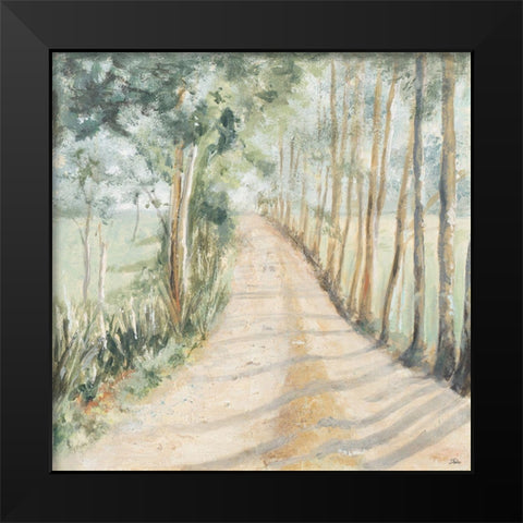 Camino A Casa Black Modern Wood Framed Art Print by Pinto, Patricia