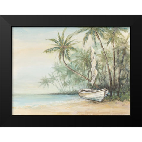 The Cove Black Modern Wood Framed Art Print by Pinto, Patricia