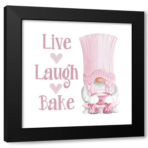 Gnome Bakery II Black Modern Wood Framed Art Print by Metz, Andi