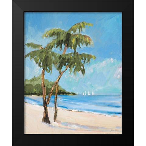 Crystal Clear Black Modern Wood Framed Art Print by Slivka, Jane