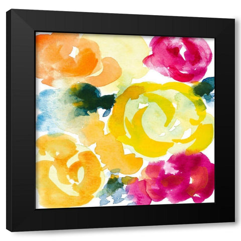 Sunny and Carefree I Black Modern Wood Framed Art Print with Double Matting by Loreth, Lanie