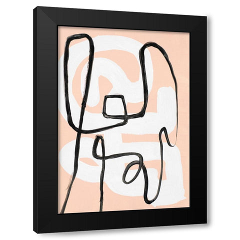 Life Has Twists and Turns I Black Modern Wood Framed Art Print with Double Matting by Loreth, Lanie