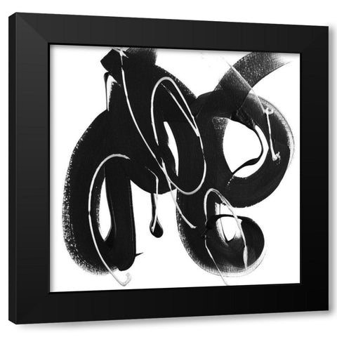 Liven Up Black Modern Wood Framed Art Print by Loreth, Lanie
