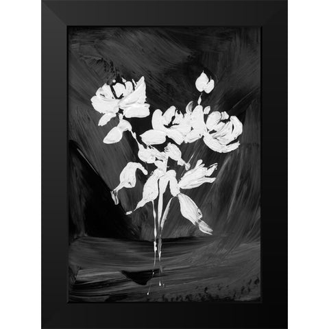 Devotion on Black I Black Modern Wood Framed Art Print by Price, Lucille
