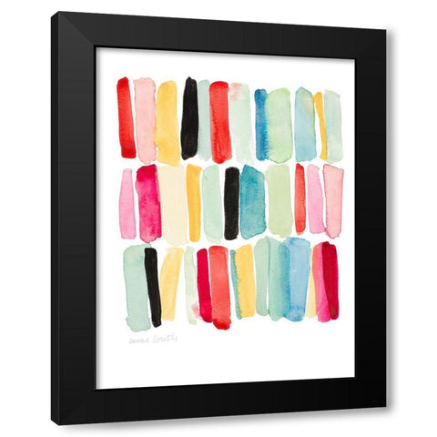 Palm Springs Colors Black Modern Wood Framed Art Print with Double Matting by Loreth, Lanie