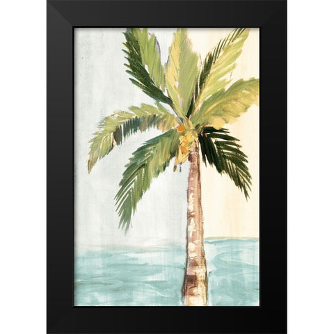 Oasis Palm I Black Modern Wood Framed Art Print by Maria, Robin