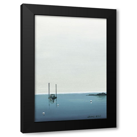 Calm Waters Black Modern Wood Framed Art Print with Double Matting by Eitel, Jen