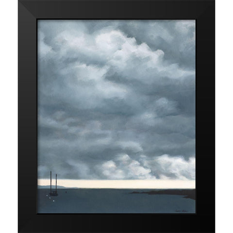 Storm Approaching Black Modern Wood Framed Art Print by Eitel, Jen