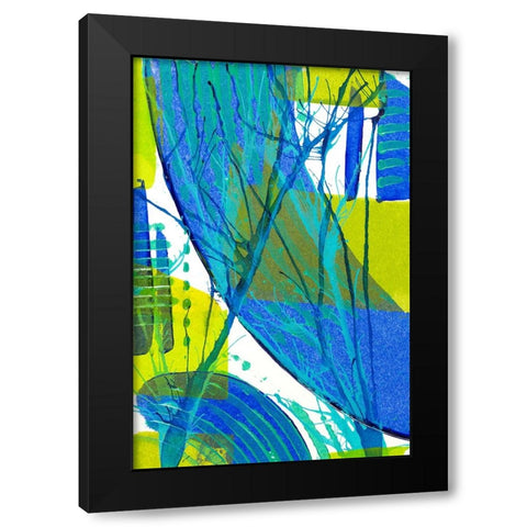 Just Chill III Black Modern Wood Framed Art Print by Mosher, Deidre