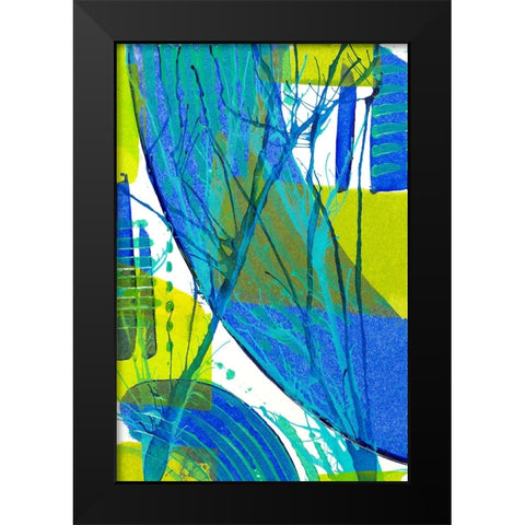 Just Chill III Black Modern Wood Framed Art Print by Mosher, Deidre