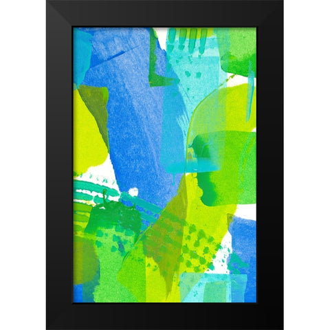 Just Chill IV Black Modern Wood Framed Art Print by Mosher, Deidre