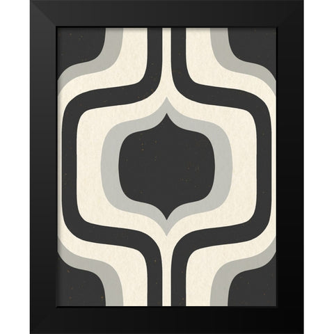 Interior Black Modern Wood Framed Art Print by Piddix