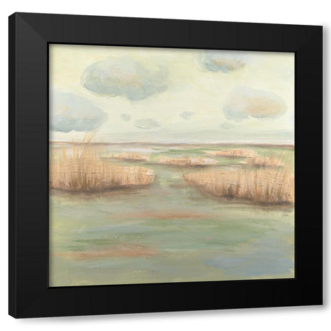 The Marsh Black Modern Wood Framed Art Print by Pinto, Patricia