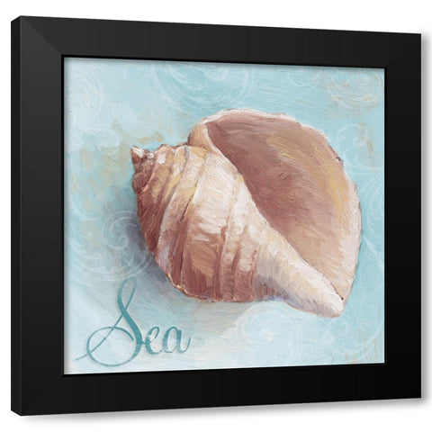 Sea  (blue) Black Modern Wood Framed Art Print with Double Matting by Loreth, Lanie