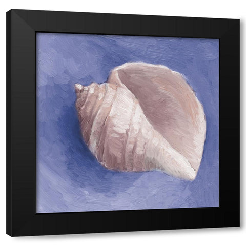 Very Peri Shell II Black Modern Wood Framed Art Print by Loreth, Lanie