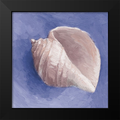 Very Peri Shell II Black Modern Wood Framed Art Print by Loreth, Lanie