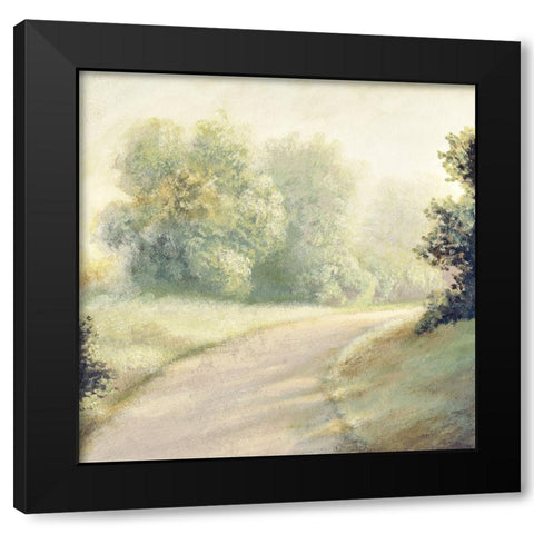 New Light Summer Road II Black Modern Wood Framed Art Print by Marcon, Michael