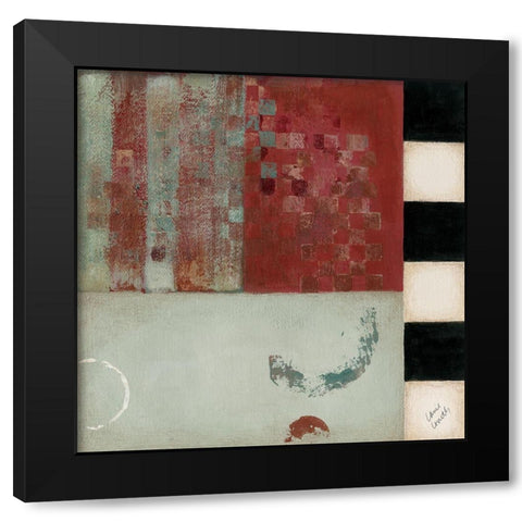 Town and Country II Black Modern Wood Framed Art Print with Double Matting by Loreth, Lanie