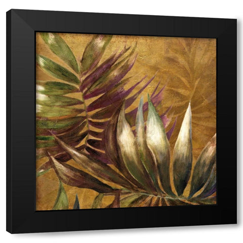 Gathered Palms II Black Modern Wood Framed Art Print by Pinto, Patricia