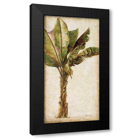 Tropic Banana I Black Modern Wood Framed Art Print with Double Matting by Pinto, Patricia