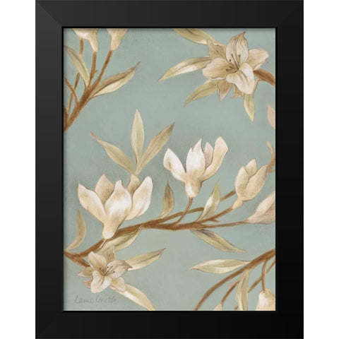 Serene Beauty I Black Modern Wood Framed Art Print by Loreth, Lanie