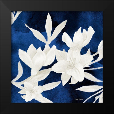 Soft Lilies Dreams I Black Modern Wood Framed Art Print by Loreth, Lanie