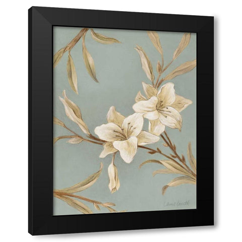 Serene Beauty II Black Modern Wood Framed Art Print with Double Matting by Loreth, Lanie