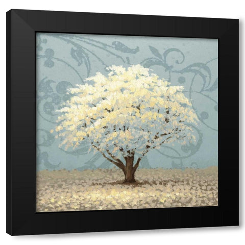 Blue Radiance I Black Modern Wood Framed Art Print by Marcon, Michael